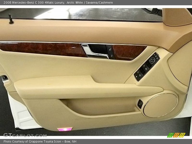 Arctic White / Savanna/Cashmere 2008 Mercedes-Benz C 300 4Matic Luxury