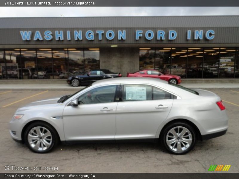 Ingot Silver / Light Stone 2011 Ford Taurus Limited