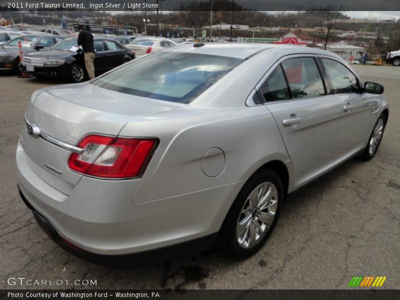 Ingot Silver / Light Stone 2011 Ford Taurus Limited