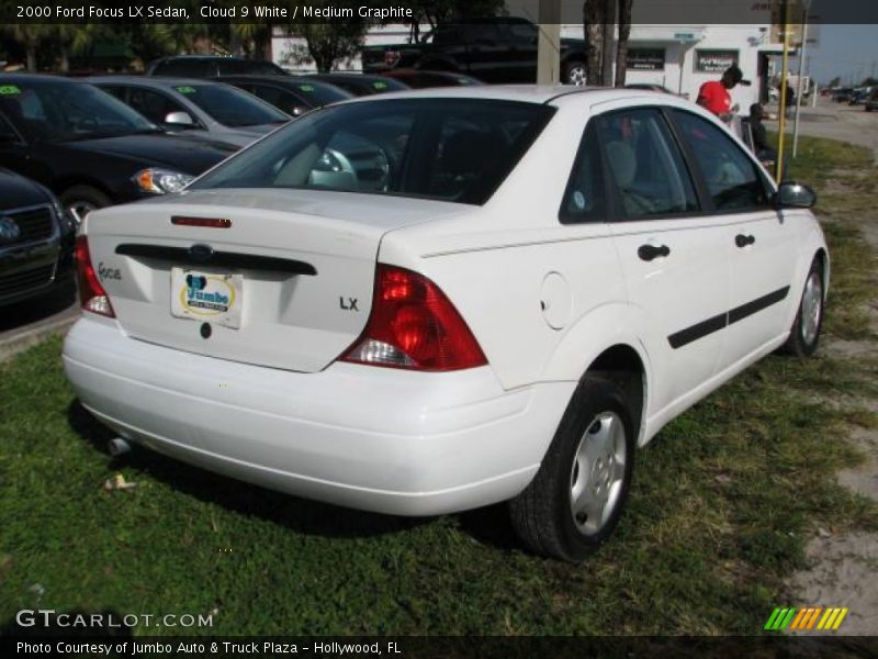 Cloud 9 White / Medium Graphite 2000 Ford Focus LX Sedan
