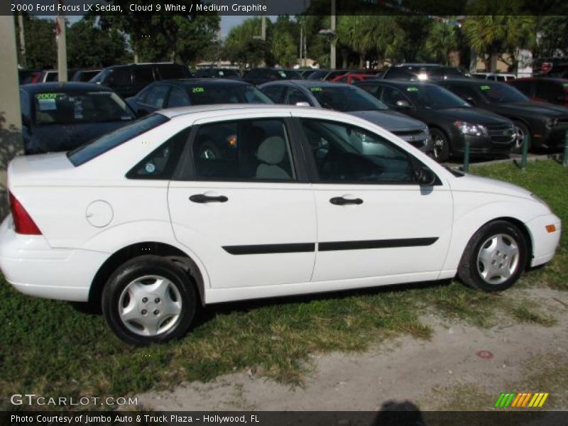 Cloud 9 White / Medium Graphite 2000 Ford Focus LX Sedan