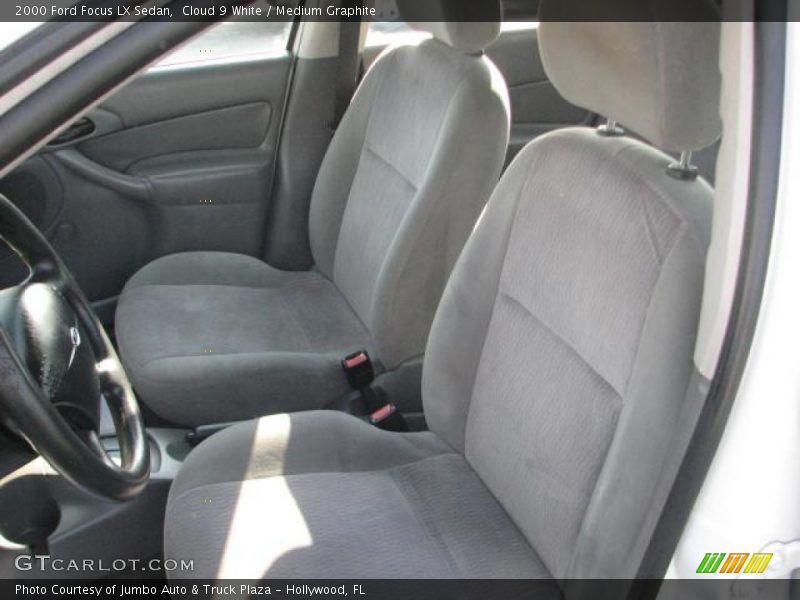 Cloud 9 White / Medium Graphite 2000 Ford Focus LX Sedan