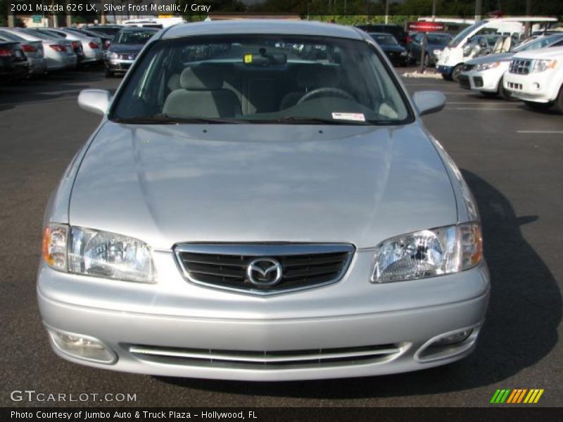 Silver Frost Metallic / Gray 2001 Mazda 626 LX