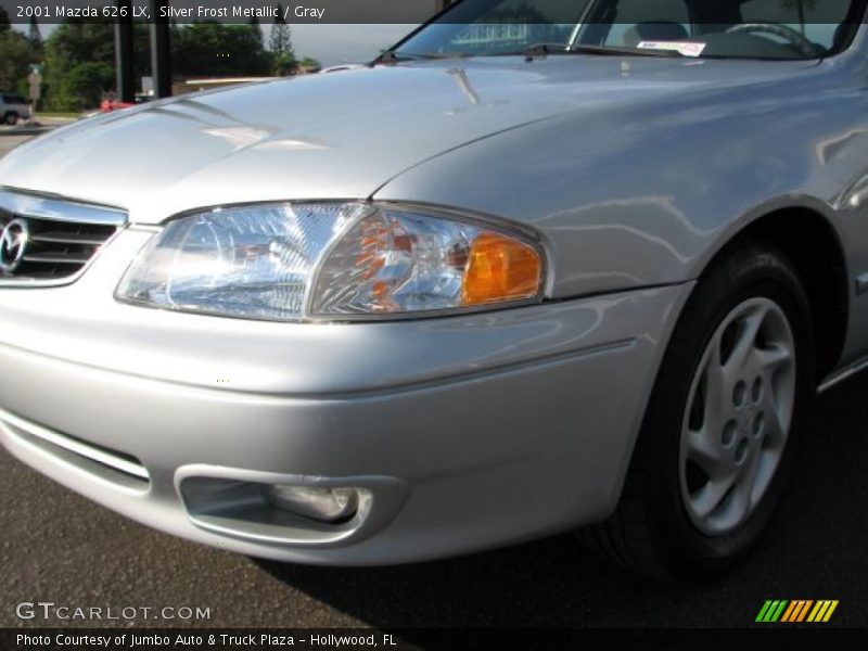 Silver Frost Metallic / Gray 2001 Mazda 626 LX