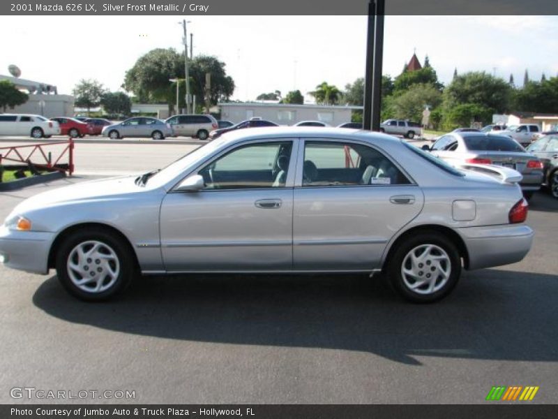 Silver Frost Metallic / Gray 2001 Mazda 626 LX