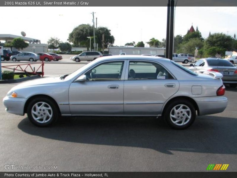 Silver Frost Metallic / Gray 2001 Mazda 626 LX