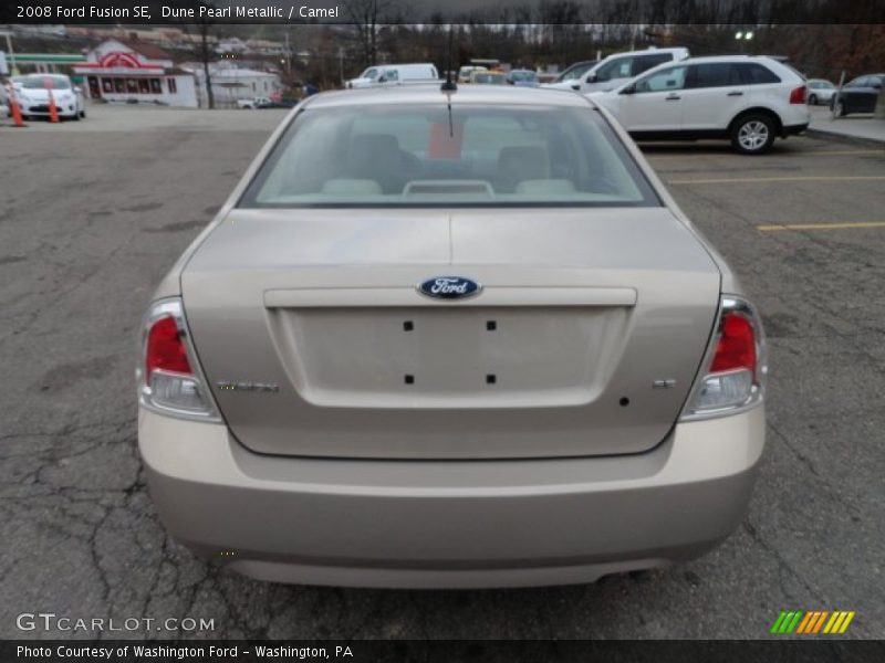 Dune Pearl Metallic / Camel 2008 Ford Fusion SE