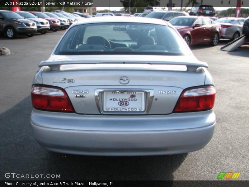 Silver Frost Metallic / Gray 2001 Mazda 626 LX