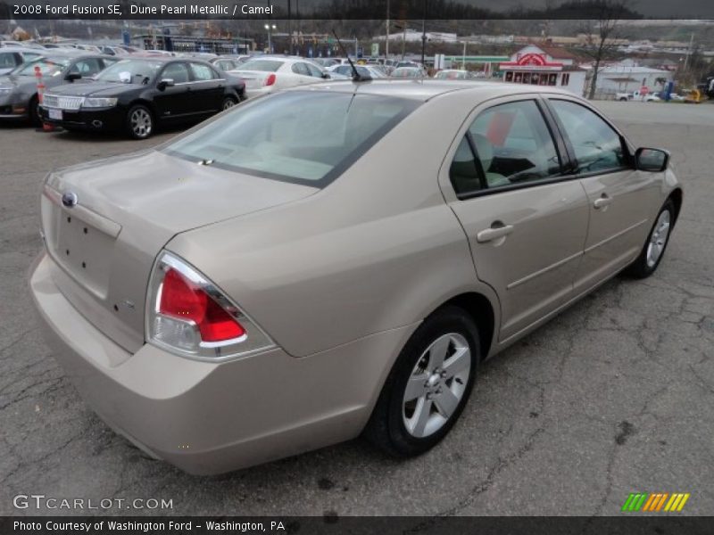 Dune Pearl Metallic / Camel 2008 Ford Fusion SE