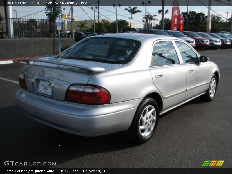 Silver Frost Metallic / Gray 2001 Mazda 626 LX