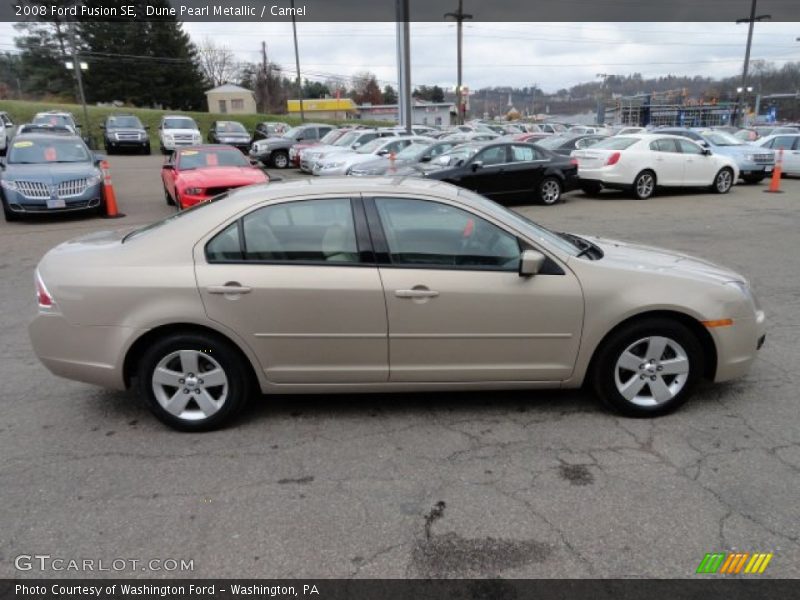 Dune Pearl Metallic / Camel 2008 Ford Fusion SE