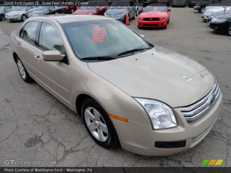 Dune Pearl Metallic / Camel 2008 Ford Fusion SE