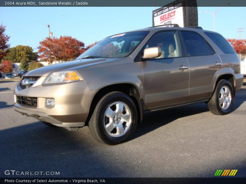 Sandstone Metallic / Saddle 2004 Acura MDX