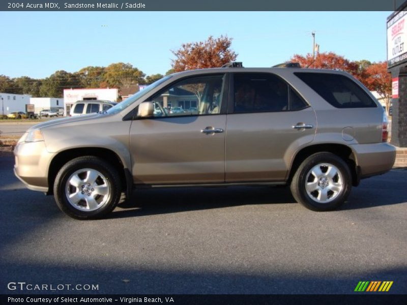 Sandstone Metallic / Saddle 2004 Acura MDX
