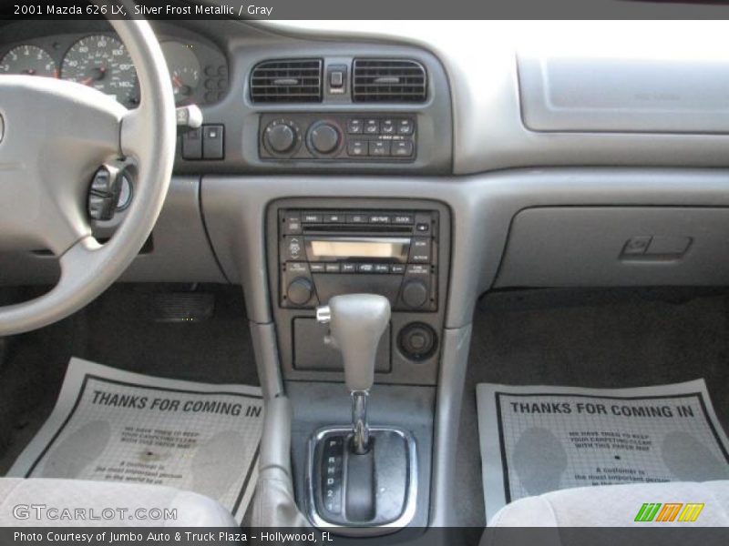 Silver Frost Metallic / Gray 2001 Mazda 626 LX