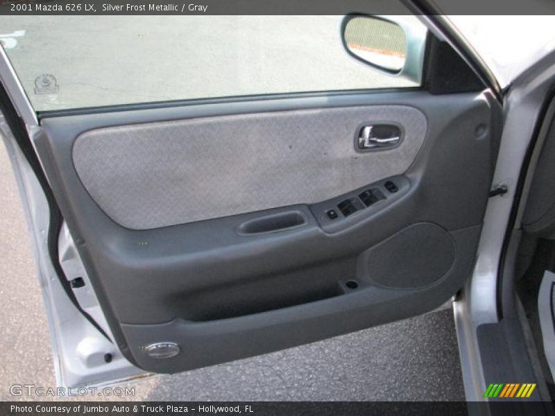 Silver Frost Metallic / Gray 2001 Mazda 626 LX