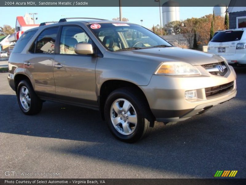 Sandstone Metallic / Saddle 2004 Acura MDX