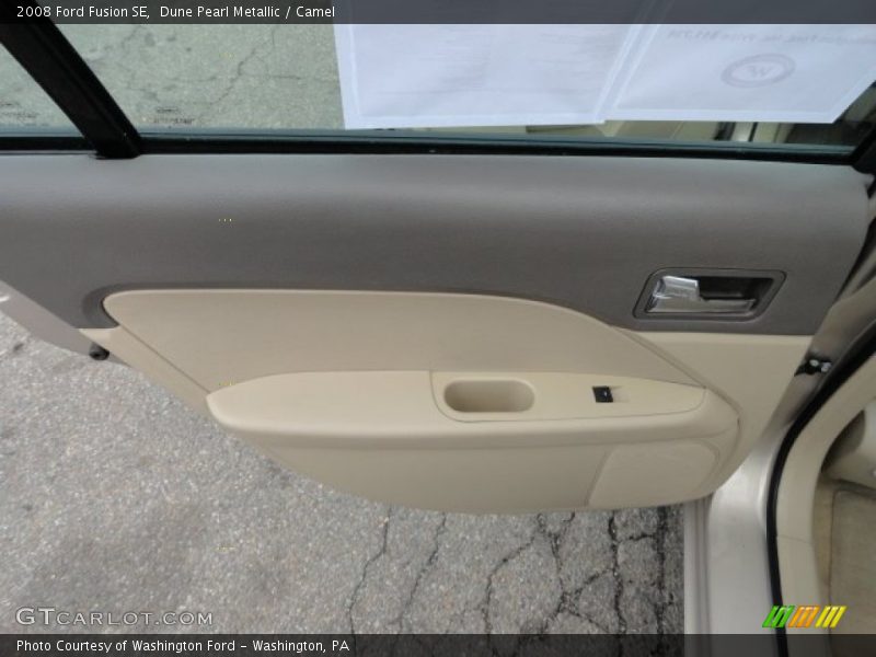 Dune Pearl Metallic / Camel 2008 Ford Fusion SE