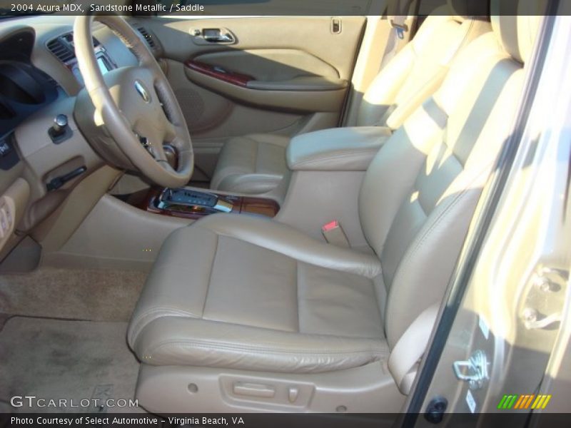 Sandstone Metallic / Saddle 2004 Acura MDX