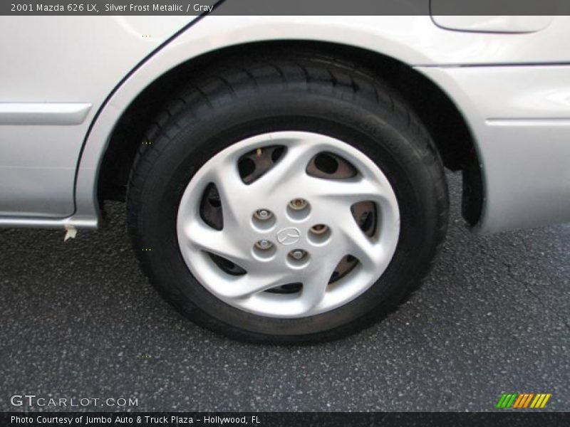 Silver Frost Metallic / Gray 2001 Mazda 626 LX