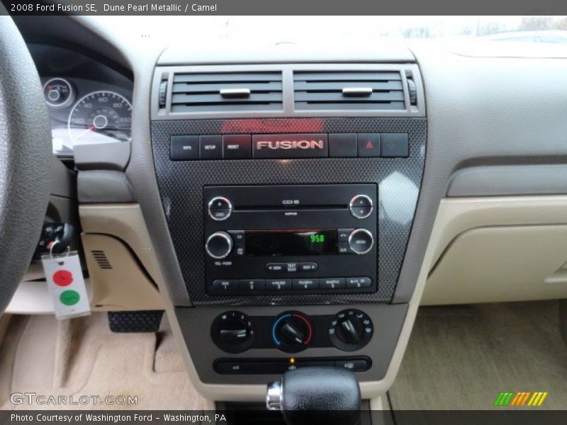 Dune Pearl Metallic / Camel 2008 Ford Fusion SE