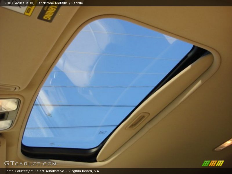 Sandstone Metallic / Saddle 2004 Acura MDX