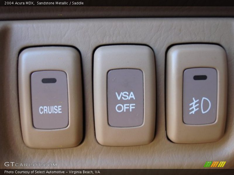 Sandstone Metallic / Saddle 2004 Acura MDX