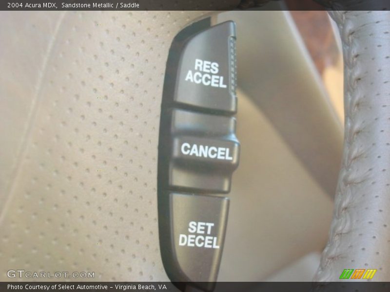 Sandstone Metallic / Saddle 2004 Acura MDX