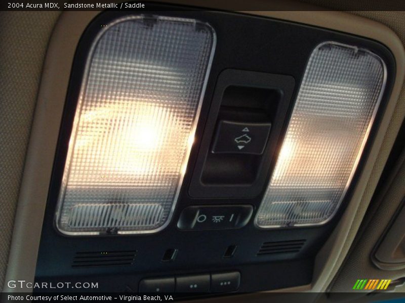 Sandstone Metallic / Saddle 2004 Acura MDX