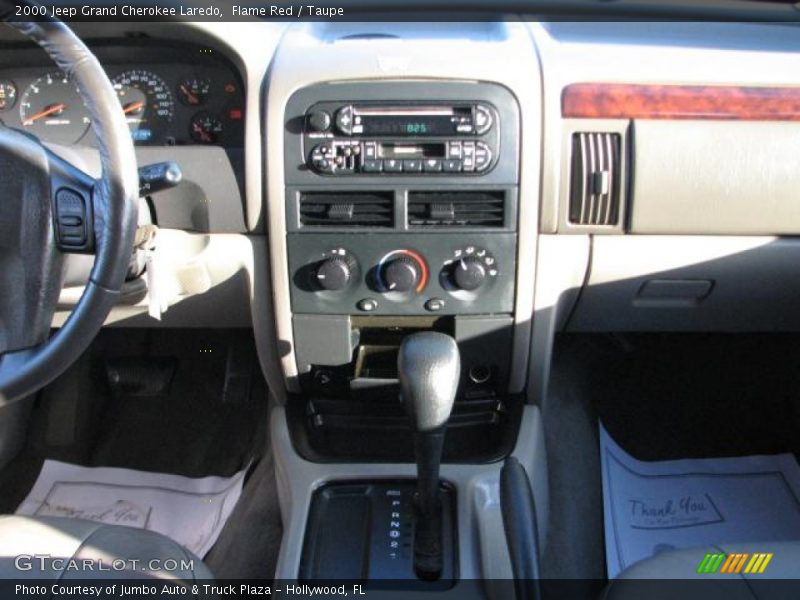 Flame Red / Taupe 2000 Jeep Grand Cherokee Laredo
