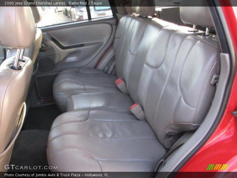 Flame Red / Taupe 2000 Jeep Grand Cherokee Laredo