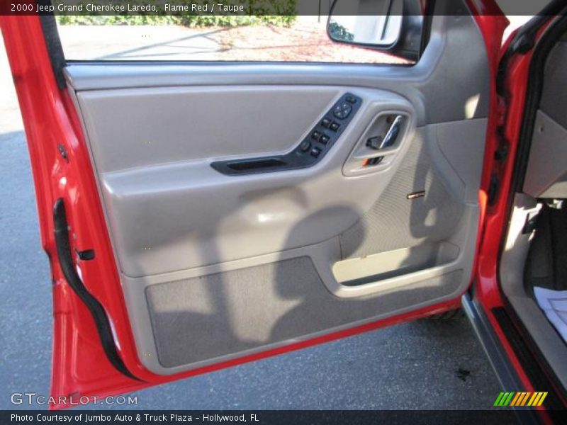 Flame Red / Taupe 2000 Jeep Grand Cherokee Laredo