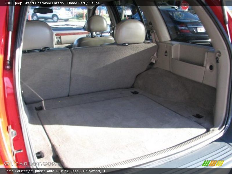 Flame Red / Taupe 2000 Jeep Grand Cherokee Laredo