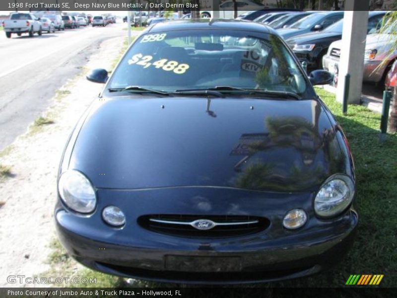 Deep Navy Blue Metallic / Dark Denim Blue 1998 Ford Taurus SE