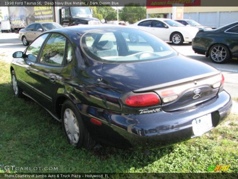 Deep Navy Blue Metallic / Dark Denim Blue 1998 Ford Taurus SE
