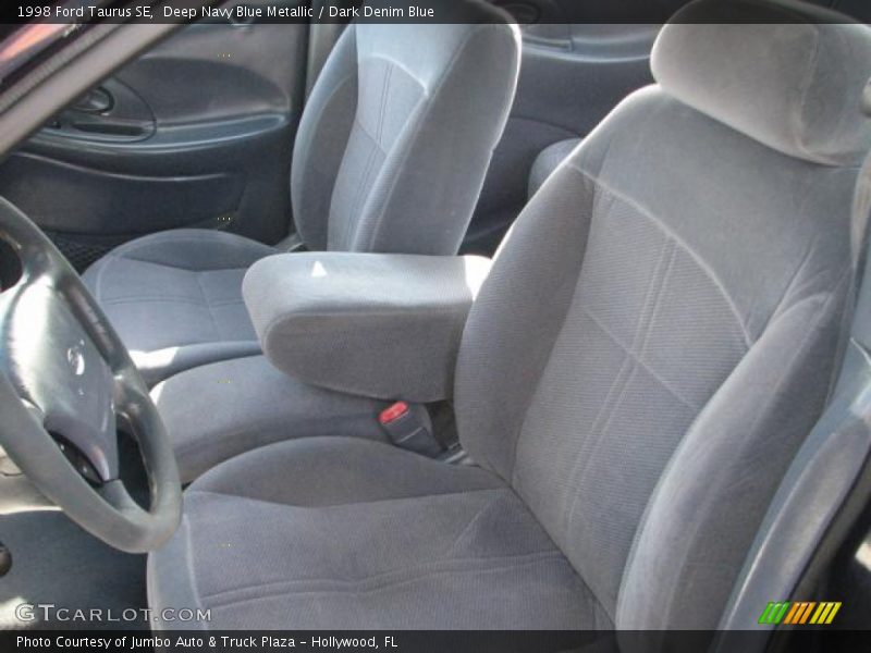 Deep Navy Blue Metallic / Dark Denim Blue 1998 Ford Taurus SE