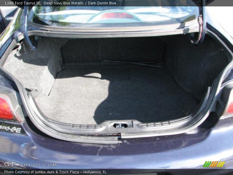 Deep Navy Blue Metallic / Dark Denim Blue 1998 Ford Taurus SE