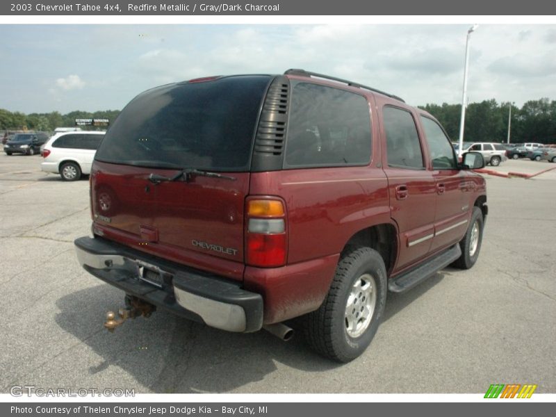 Redfire Metallic / Gray/Dark Charcoal 2003 Chevrolet Tahoe 4x4