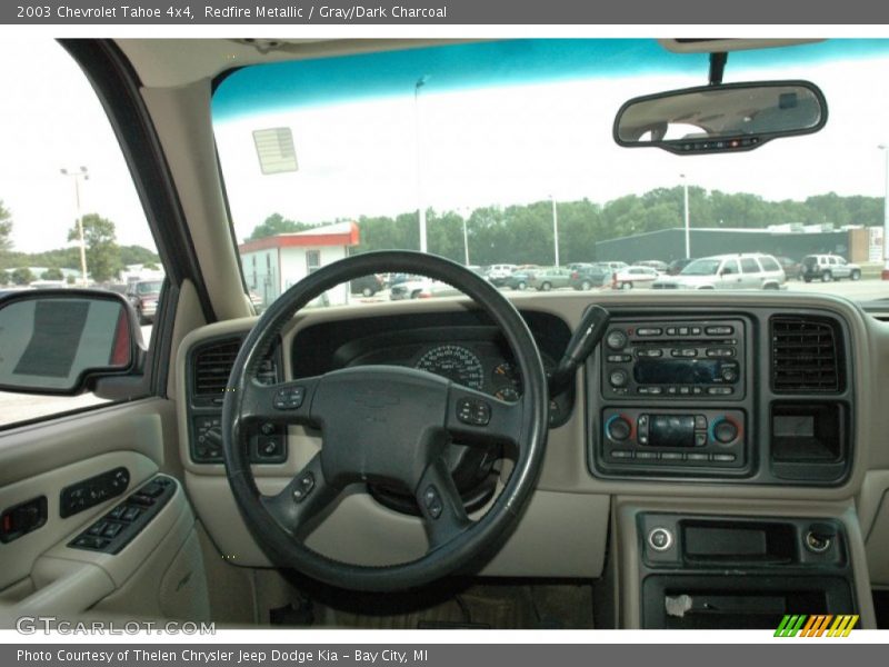 Redfire Metallic / Gray/Dark Charcoal 2003 Chevrolet Tahoe 4x4