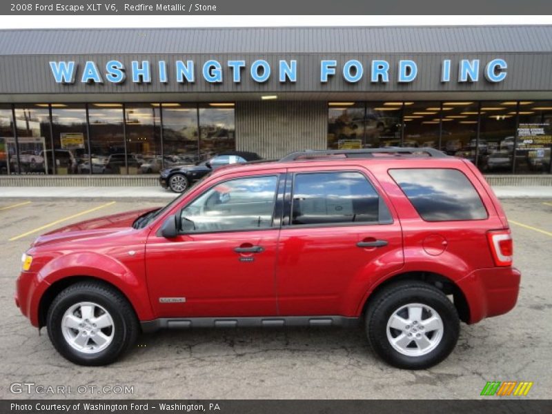 Redfire Metallic / Stone 2008 Ford Escape XLT V6