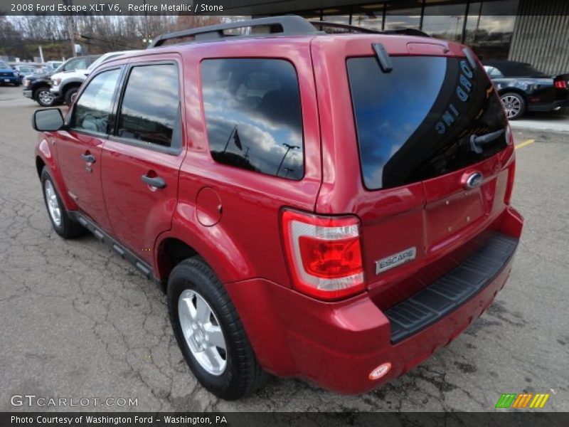 Redfire Metallic / Stone 2008 Ford Escape XLT V6