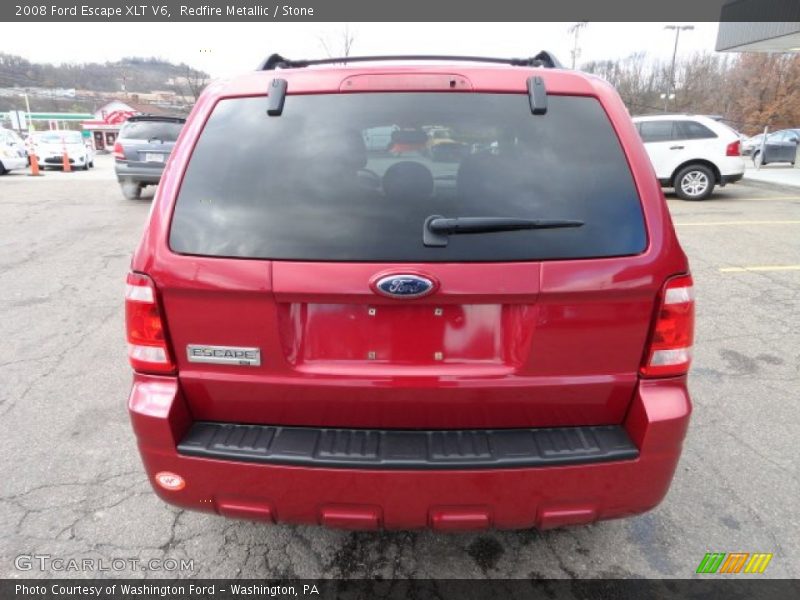 Redfire Metallic / Stone 2008 Ford Escape XLT V6