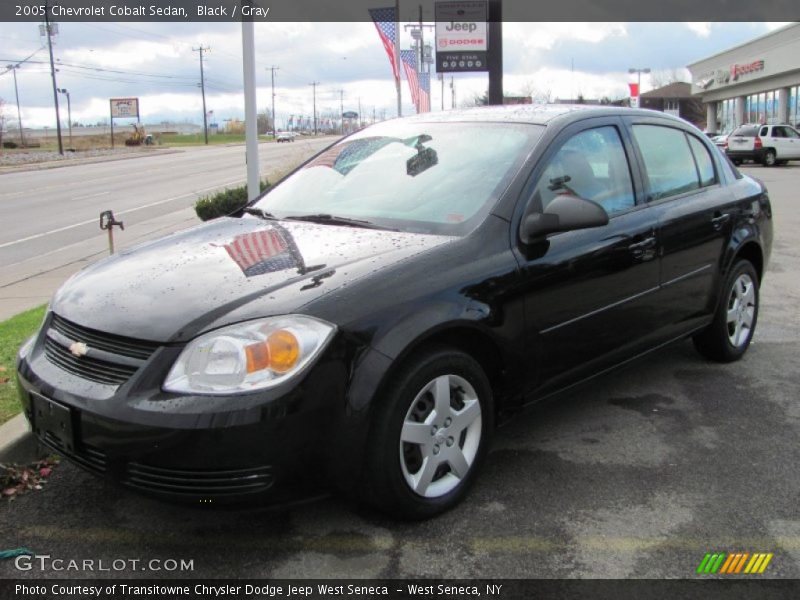Black / Gray 2005 Chevrolet Cobalt Sedan