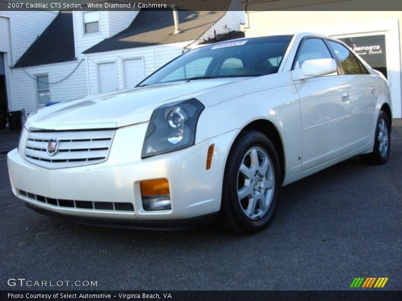 White Diamond / Cashmere 2007 Cadillac CTS Sedan