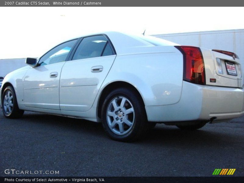 White Diamond / Cashmere 2007 Cadillac CTS Sedan