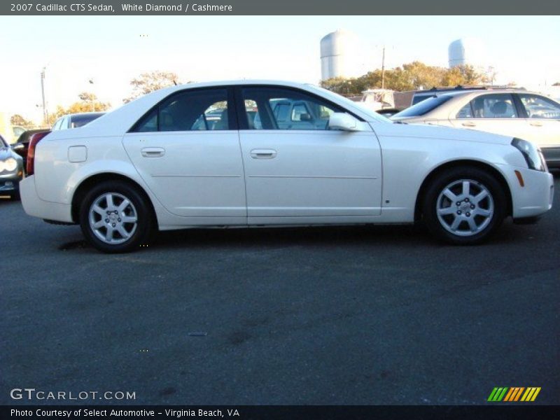 White Diamond / Cashmere 2007 Cadillac CTS Sedan