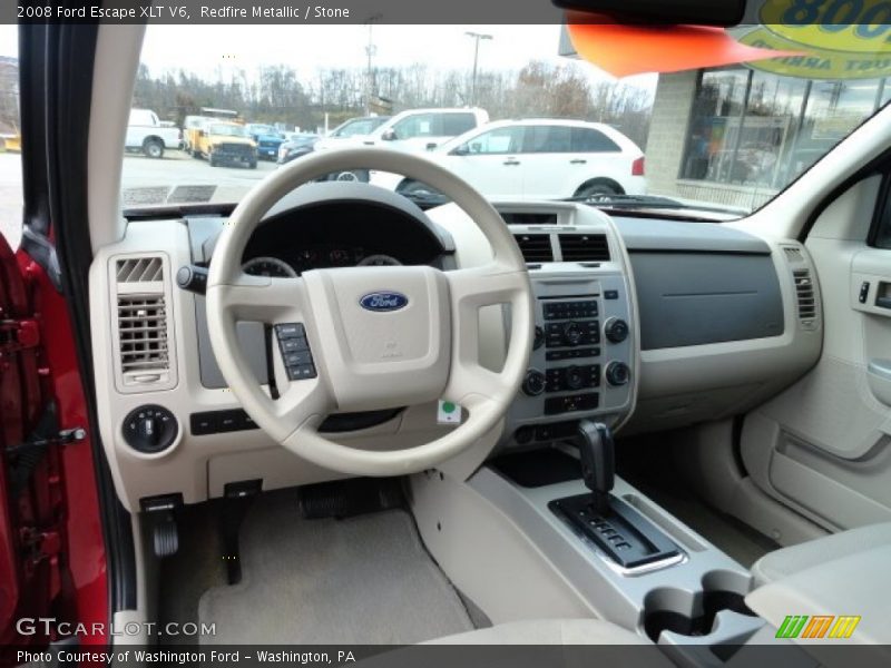 Redfire Metallic / Stone 2008 Ford Escape XLT V6