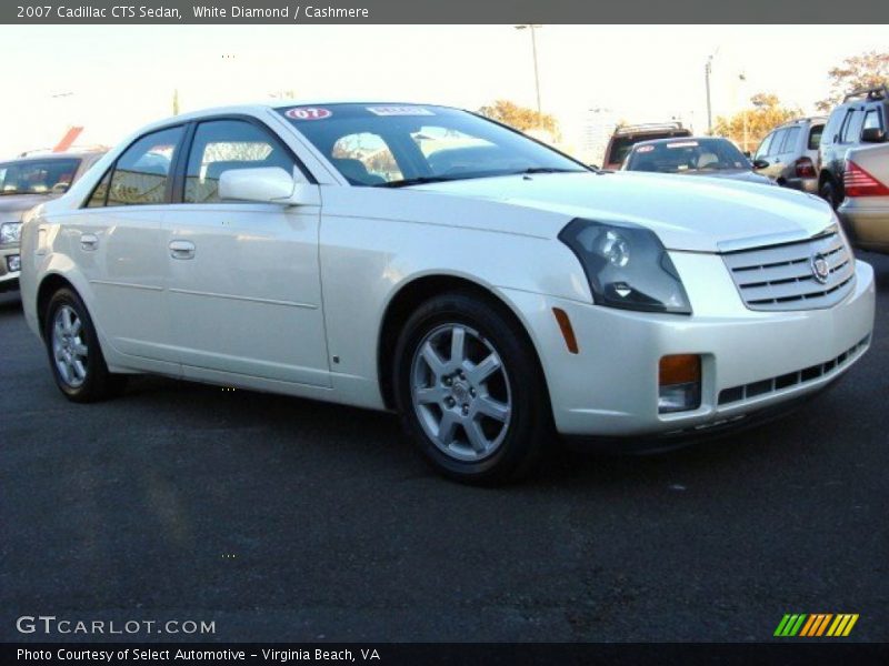 White Diamond / Cashmere 2007 Cadillac CTS Sedan