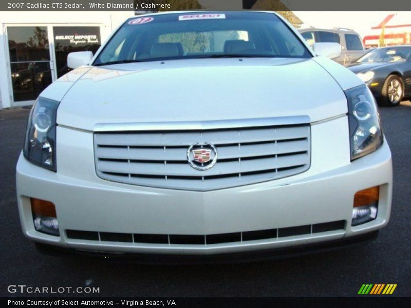 White Diamond / Cashmere 2007 Cadillac CTS Sedan