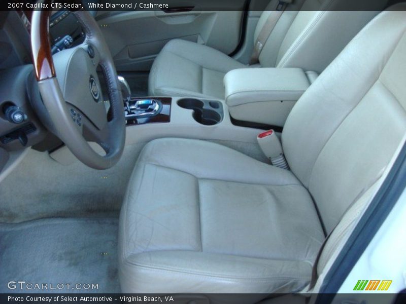 White Diamond / Cashmere 2007 Cadillac CTS Sedan